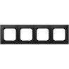 Ramka poczwórna R-4Y/33 czarny metalik Impresja Ospel