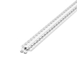 Profil aluminiowy anodowany p/t do gipsowania 9,5mm z kloszem mlecznym 52,1X13,3mm 2m VT-8102 SKU3360 V-Tac