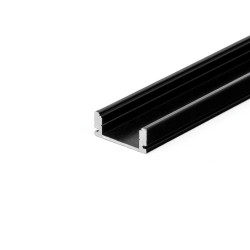 Profil aluminiowy n/t czarny 2m 17,4x7mm z kloszem czarnym VT-8113 Profil aluminiowy n/t czarny 2m 17,4x7mm z kloszem czarnym VT-8113