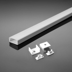 Profil aluminiowy n/t biały klosz mleczny 17,4X7mm 2m VT-8113-W SKU3365 V-Tac