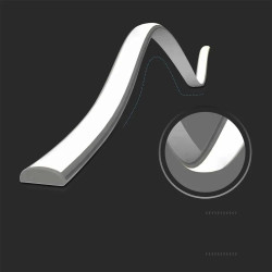 Profil aluminiowy n/t anodowany giętki klosz mleczny 18X6mm 2m VT-8138 SKU2909 V-Tac Profil aluminiowy n/t anodowany giętki klosz mleczny 18X6mm 2m VT-8138 SKU2909 V-Tac