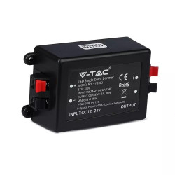 Monochromatyczny ściemniacz RF radiowy do taśm LED 12V/96W 24V/192W Monochromatyczny ściemniacz RF radiowy do taśm LED 12V/96W 24V/192W