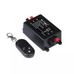 Monochromatyczny ściemniacz RF radiowy do taśm LED 12V/96W 24V/192W Monochromatyczny ściemniacz RF radiowy do taśm LED 12V/96W 24V/192W