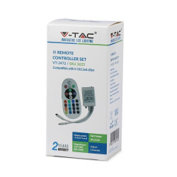 Sterownik do taśm LED RGB 72W 12V-24V podczerwień VT-2472 SKU3625 V-Tac