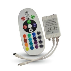 Sterownik do taśm LED RGB 72W 12V-24V podczerwień VT-2472 SKU3625 V-Tac