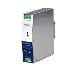 Zasilacz przemysłowy na szynę DIN 24VDC 3,2A 77W metalowa obudowa OR-PSU-1656 Orno