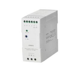 Zasilacz przemysłowy na szynę DIN 24VDC 1,7A 40W plastikowa obudowa OR-PSU-1662 Orno