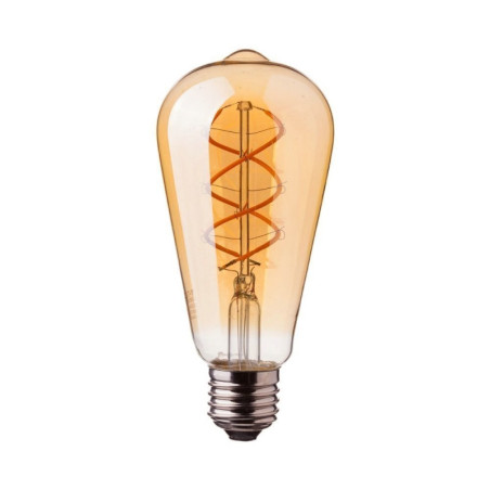 Żarówka LED E27 4,8W 300lm złota vintage ST64 filament 1,8K VT-2065-N SKU217218 V-Tac
