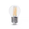 Żarówka LED E27 6W 800lm 2,7K  kulka G45 przezroczysta filament VT-2386 SKU2851 V-Tac