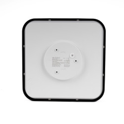 Plafon LED 18W 1830lm 4K kwadrat czarny IP44 z pilotem i czujką ruchu Plafon LED 18W 1830lm 4K kwadrat czarny IP44 z pilotem i czujką ruchu