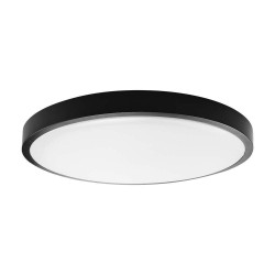 Plafoniera LED 36W 3820lm 4K okrągła czarna IP44 pilot czujnik ruchu 420x65mm VT-8630S SKU76711 V-Tac