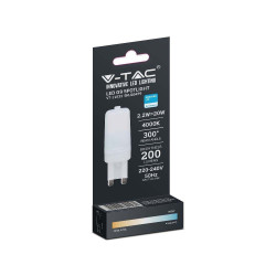 Żarówka LED G9 2,2W 200lm 4000K Samsung chip VT-11033 SKU20479 V-Tac