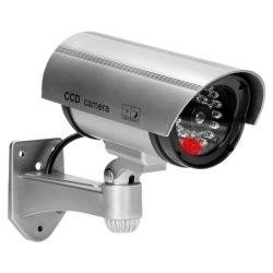 Atrapa kamery monitorującej CCTV bateryjna srebrna CD-3/G VIRONE Orno