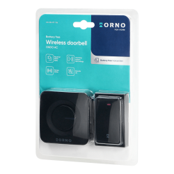 Dzwonek bezprzewodowy ONDO AC 200m czarny OR-DB-MT-156 Orno