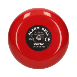 Dzwonek szkolny alarmowy 230V czerwony 90dB OR-DP-ML-131 Orno