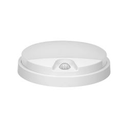 Oprawa ogrodowa AGAT LED 10W biała PIR 140° 800lm IP54 4K Orno