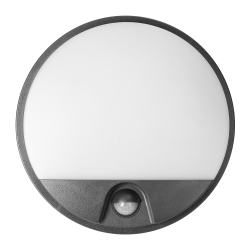 Oprawa zewnętrzna AGAT LED 10W szara PIR 140st 800lm IP54 4K