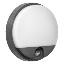 Oprawa zewnętrzna AGAT LED 10W szara PIR 140st 800lm IP54 4K AD-OP-6111GLPMR4 Orno