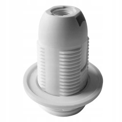 Oprawka termoplastyczna E14 z kołnierzem biała LH/E14-2/W Orno Oprawka termoplastyczna E14 z kołnierzem biała LH/E14-2/W Orno