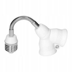 Przejściówka adapter przedłużka do żarówki z 1xE27 na 2xE27 LH/E27/2XE27-16 Orno