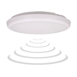 Plafon LED CERS 22W MV 2000lm IP65 4K PC biały przyciemniany Orno