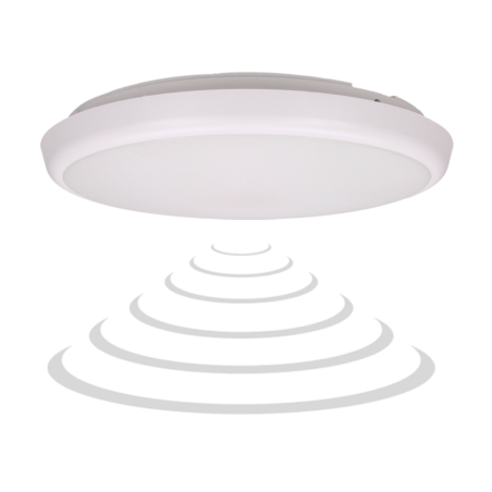 Plafon LED CERS 22W MV 2000lm IP65 4K PC biały przyciemniany Orno