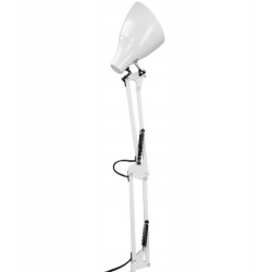 Lampa biurkowa DIAN przykręcana 60W E27 stalowa biała DL-13/W Orno Lampa biurkowa DIAN przykręcana 60W E27 stalowa biała DL-13/W Orno