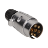 Wtyczka przyczepy 7-pinowa 12/24V aluminiowa OR-AE-1385 Orno