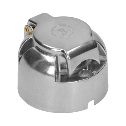 Gniazdo przyczepy 7-pinowe 12/24V aluminiowe OR-AE-1387 Orno Gniazdo przyczepy 7-pinowe 12/24V aluminiowe OR-AE-1387 Orno