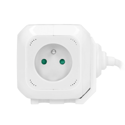 Przedłużacz kostka 4x230V 2xUSB przewód 1,4m 3x1mm2 biały OR-AE-13144/W Przedłużacz kostka 4x230V 2xUSB przewód 1,4m 3x1mm2 biały OR-AE-13144/W