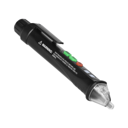 Indukcyjny tester napięcia z latarką 12-1000V AC/DC czarny OR-AE-13276