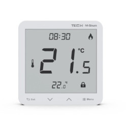 Przewodowy regulator pokojowy R-S3 biały WG.23.0057 Sinum Tech-Sterowniki