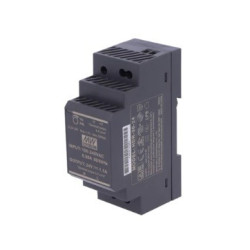 Zasilacz impulsowy 24V DC 30W na szynę DIN ZS-24/30 czarny WG.23.0068 Tech-Sterowniki