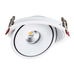 Downlight LED 12W p/t okrągły uchylny biały 785lm CCT 3/4/6,4K 120x43 SKU10579 V-Tac
