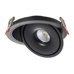 Downlight LED 20W p/t okrągły uchylny czarny 1408lm CCT 3/4/6,4K 165x50 SKU10580 V-Tac