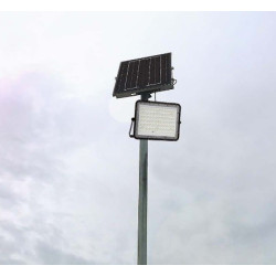 Naświetlacz solarny LED 15W 1200lm 4K czujnik zmierzchowy IP65 pilot Naświetlacz solarny LED 15W 1200lm 4K czujnik zmierzchowy IP65 pilot