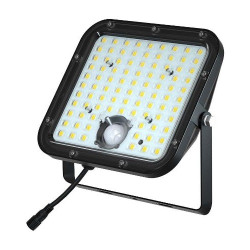 Naświetlacz solarny LED 30W 4800lm 4K PIR IP65 pilot timer czarny VT-432