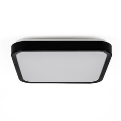 Plafon LED kwadrat czarny 36W 3820lm MV pilot 4K IP44 420x420x65 SKU76741 V-Tac
