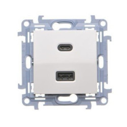 Ładowarka USB C+A 30W biała CEC2CAQ.01/11 Simon10 Kontakt-Simon