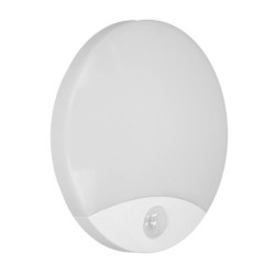 Plafon VIRAZON LED 15W PIR 1050lm IP44 4K PC mleczny biały Orno