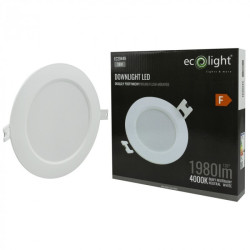 Downlight LED SLIM 18W 4000K p/t biały okrągły DL-1 EC20449 EcoLight Downlight LED SLIM 18W 4000K p/t biały okrągły DL-1 EC20449 EcoLight