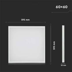 Panel LED 36W 600x600 3w1 uniwersalny 4K biały VT-6139 SKU638011 V-Tac