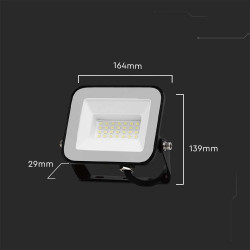 Naświetlacz LED 30W 2505lm 4000K czarny IP65 VT-44030 SKU10021 V-Tac Naświetlacz LED 30W 2505lm 4000K czarny IP65 VT-44030 SKU10021 V-Tac