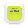 Przedłużacz 4-krotny z ładowarką 2xUSB 1,4m limonkowy OR-AE-13144/L ORNO