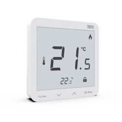 Bezprzewodowy regulator temperatury i wilgotności R-8s PLUS biały Sinum