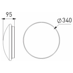 Plafon DAISY RIVA-R IP44 2xE27 GXDS303v2 Greenlux