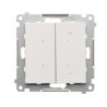 Ściemniacz przyciskowy podświetlany TESL1.01/111 biały mat Simon55 Kontakt-Simon