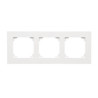 Ramka potrójna TR3/111 biały mat Simon55 Line Kontakt-Simon