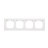 Ramka poczwórna TR4/111 biały mat Simon55 Line Kontakt-Simon
