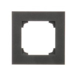 Ramka 1-krotna TR1/149 czarny mat Simon55 Line Kontakt-Simon
